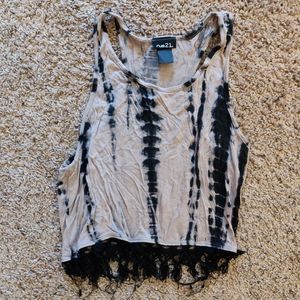 Tye dye crop top